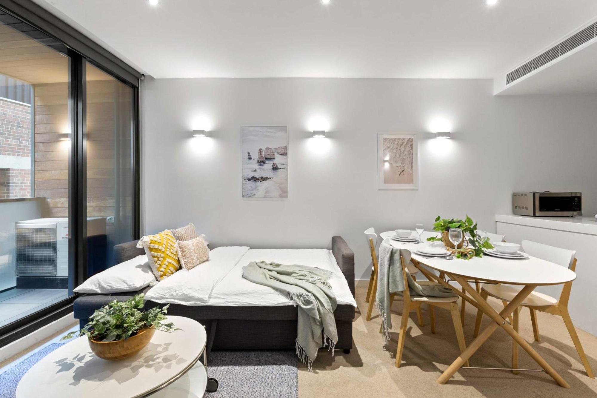 A Chic & Comfy 2Br Apt Near Federation Square Melbourne Dış mekan fotoğraf