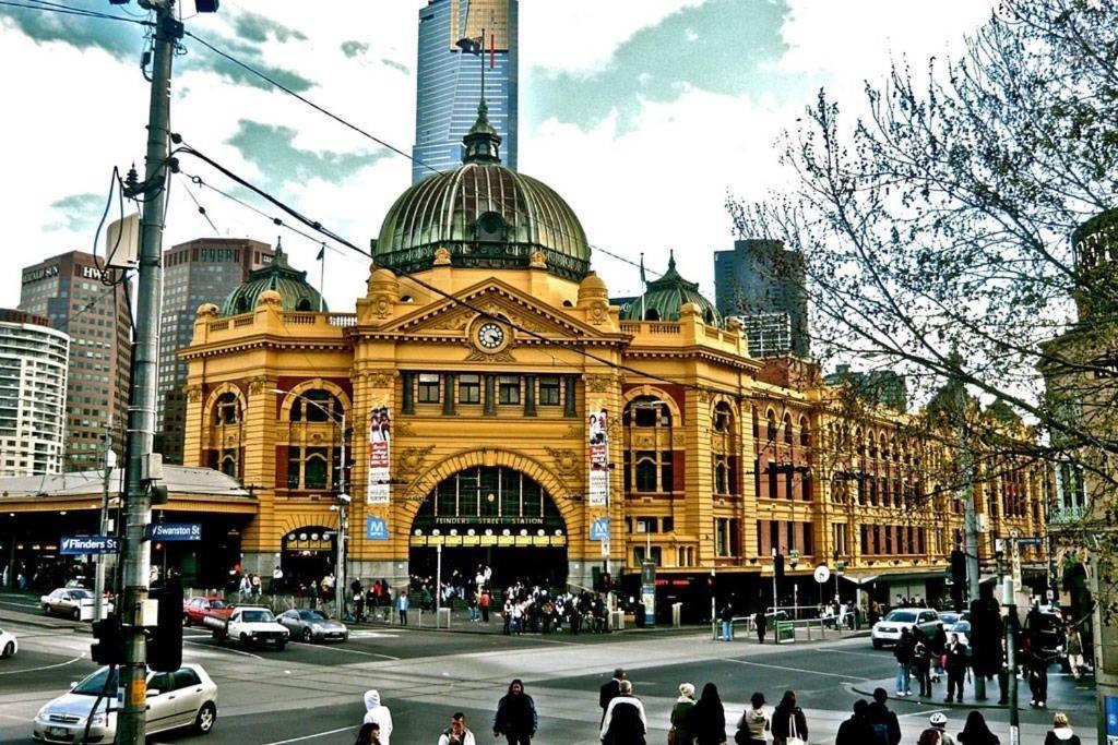 A Chic & Comfy 2Br Apt Near Federation Square Melbourne Dış mekan fotoğraf